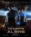 small cowboys and aliens movie poster image